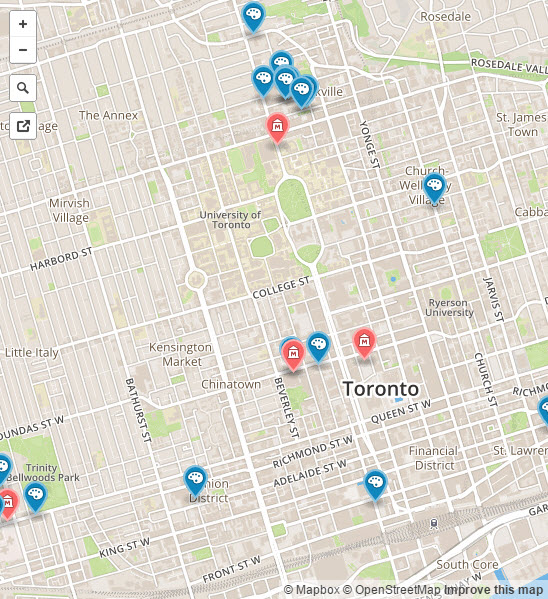 Toronto Art Map Mobile Friendly